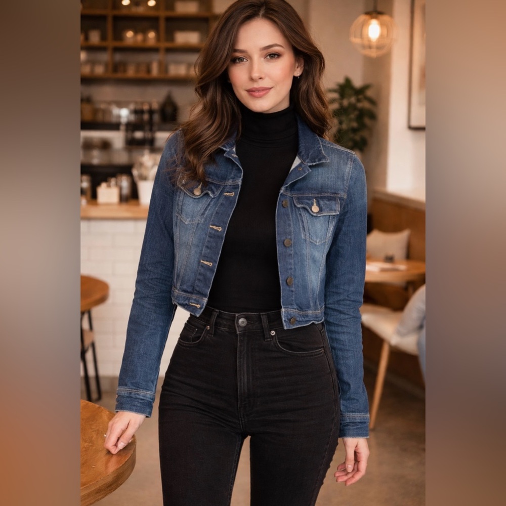 PAIGE Classic Indigo Denim Jacket